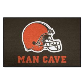 NFL - Cleveland Browns Man Cave Starter Rug 19"x30"