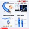 5 Core Ethernet Cable 1.5 ft Long Cat 6 Computer Internet Patch Cord High Speed WiFi RJ45 for Gaming Indoor Outdoor Use - ET 1.5FT BLU