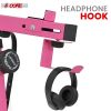 5 Core Keyboard Stand Z Style Height Width Adjustable Portable Heavy Duty Electric Piano Stands - PINK - KS Z1 BPNK HD