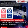 5 Core Ethernet Cable 1.5 ft Long Cat 6 Computer Internet Patch Cord High Speed WiFi RJ45 for Gaming Indoor Outdoor Use - ET 1.5FT BLU