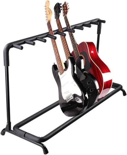 5 Core Guitar Rack 9 Slot Multi Guitar Stand Nine Display Floor Stand Safe Storage Foldable Portable for Electric Acoustic Flying V Guitars - GRack 9N 5 Core Guitar Rack 9 Slot Multi Guitar Stand Nine Display Floor Stand Safe Storage Foldable Portable for Electric Acoustic Flying V Guitars - GRack 9N