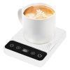 Desktop Electric Mug Warmer Auto Shut Off Timer Setting 6 Temperature Levels Cup Warmer for Milk Tea Cup Heating Plate